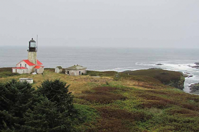 Aerial view of Tatoosh Island and Cape Flattery Light Station